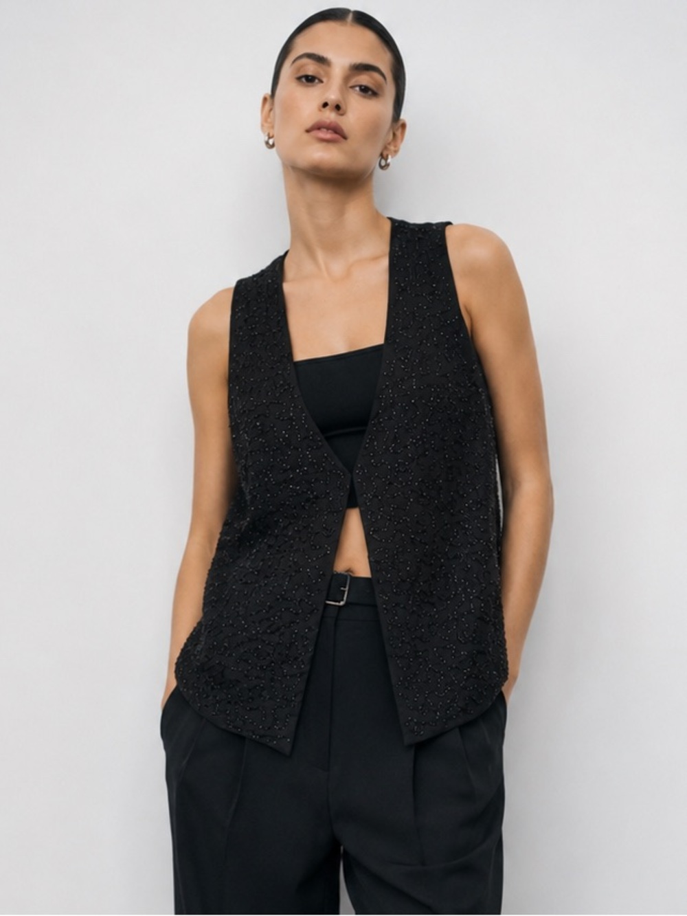 H&M Beaded Vest